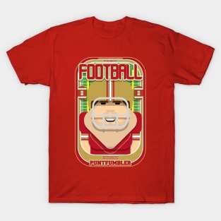 American Football Red and Gold - Enzone Puntfumbler - Bob version T-Shirt